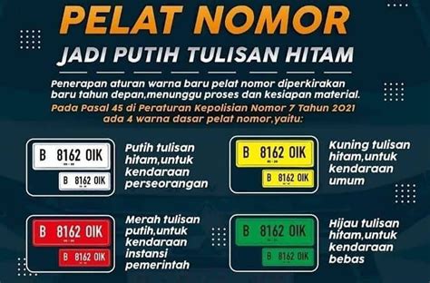5 Fakta Plat Putih Tulisan Merah: Artinya Lebih dari Sekadar Kendaraan! 5 Fakta Plat Putih Tulisan Merah: Artinya Lebih dari Sekadar Kendaraan!