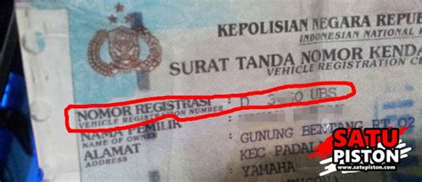 7 Tempat Tak Terduga Nomor STNK Terletak! Nomor 5 Bikin Geleng-Geleng! 7 Tempat Tak Terduga Nomor STNK Terletak! Nomor 5 Bikin Geleng-Geleng!