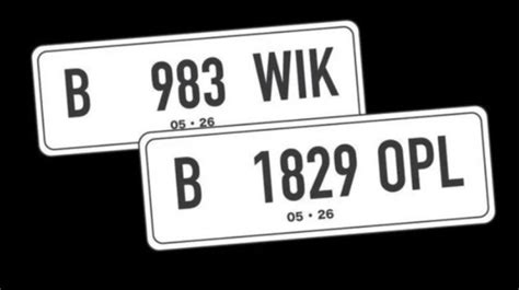 5 Fakta Wajib Tahu Soal Plat Nomor Putih 2024! 5 Fakta Wajib Tahu Soal Plat Nomor Putih 2024!